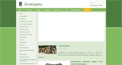 Desktop Screenshot of dunabogdany.hu